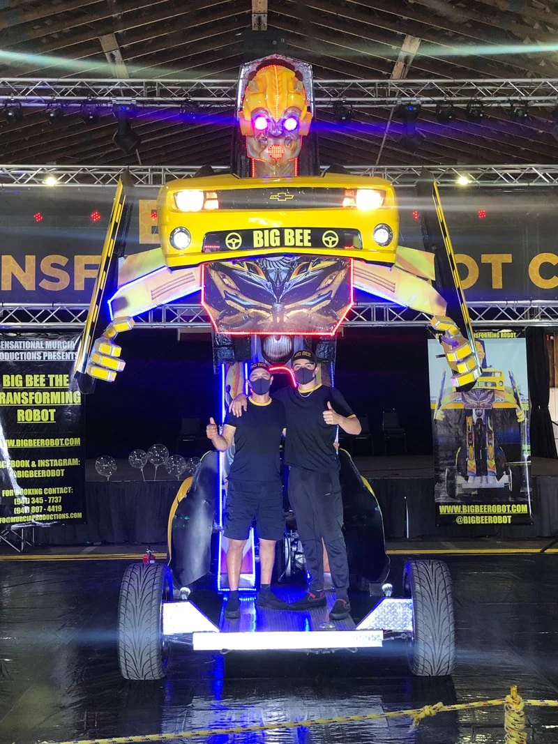 Big Bee Transforming Robot Car — Artists & Attractions